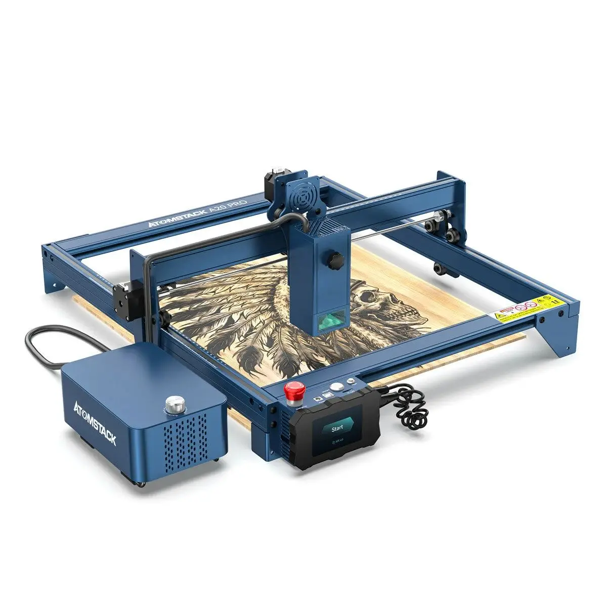 

Atomstack X20 A20 S20 Pro 130W Quad-Laser Engraving and Cutting Machine Metal Arcylic Wood Cutter Engraver