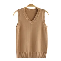 New sweater candy vest women Knit Top Fashion Female autumn spirng solid young girl clothes knitwear Cardigan sleeveless  XS-3XL - Image 6