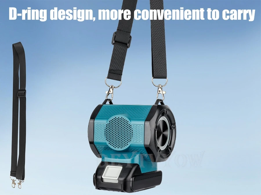 30W Cordless Bluetooth Speaker for Makita 14-18V LXT Battery With USB-A/C ports
