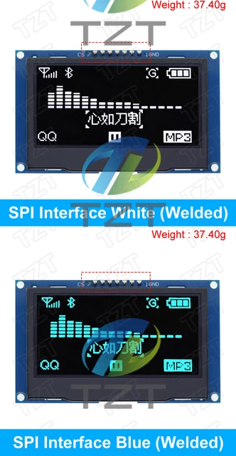 Display OLED 2.42 Pollici 128x64 - Modulo LCD Con Interfaccia SPI/IIC, SSD1309 - Foto 9
