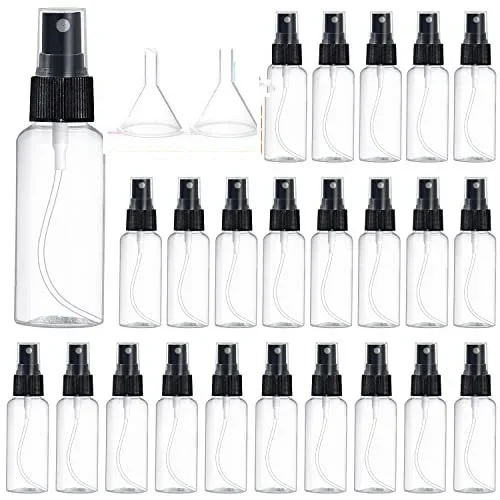 Set of 10 Refillable Transparent Perfume Atomizer Spray Bottles