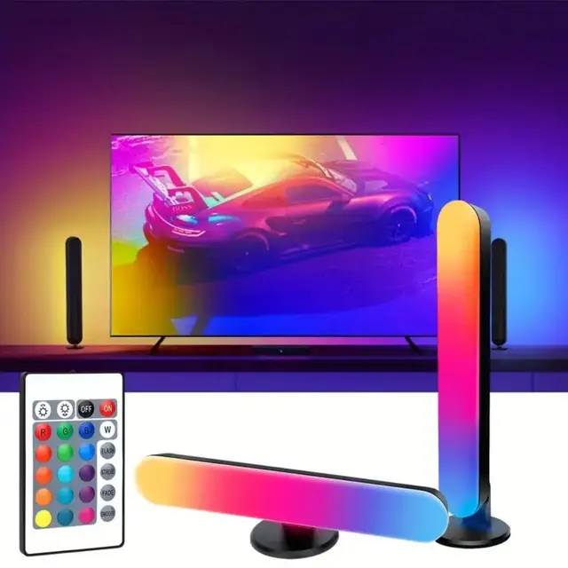 USB светодиодная панель RGB с изменением цвета подсветка телевизора удаленная симфония атмосфера световые полосы музыкальный ритм окружающий звукосниматель лампа декор 1