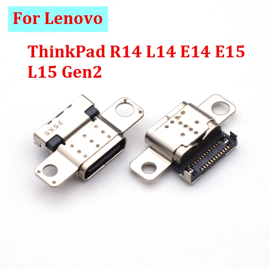 

1-5PCS Type-C USB DC Power Jack Connector For Lenovo ThinkPad R14 L14 E14 E15 L15 Gen2 Charging Socket Port Plug Dock