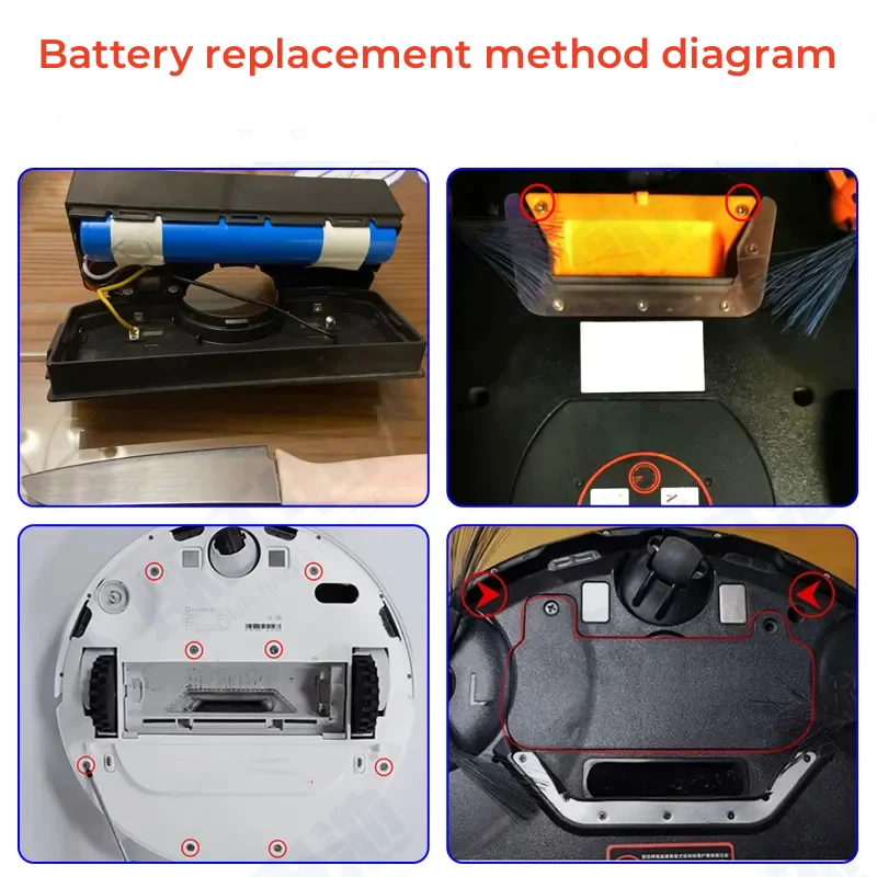 BAKUUM Batería para Cecotec Conga 3090 Capacidad de 14.8 V 3200 mAh.  Repuesto Robot Aspirador. Montaje Sencillo, Seguir los Pasos. : :  Hogar y cocina