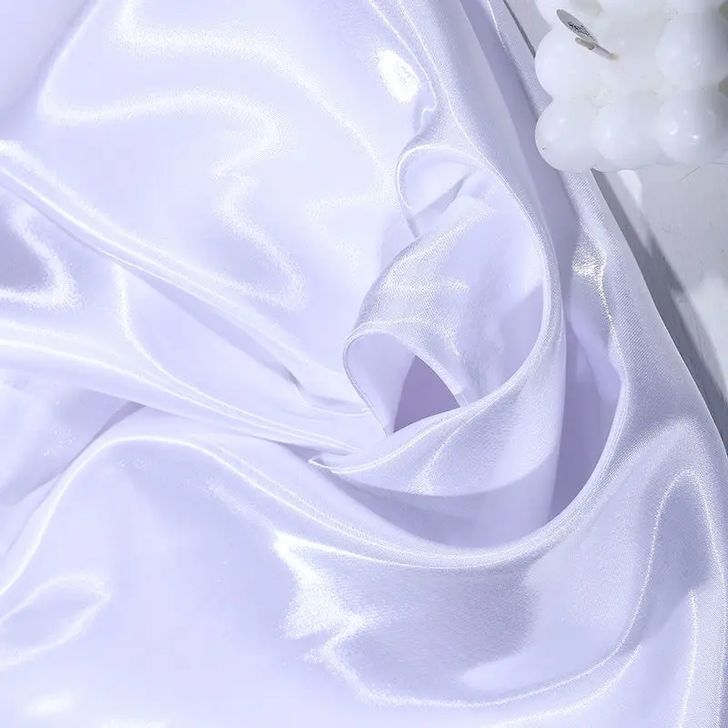 Reflective Liquid Water Light Fabric for Fashion and DIY Sewing - Pink Blue
