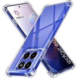 Durable Shockproof Silicone Soft Phone Case - Clear Cover for Motorola Moto G54 Power