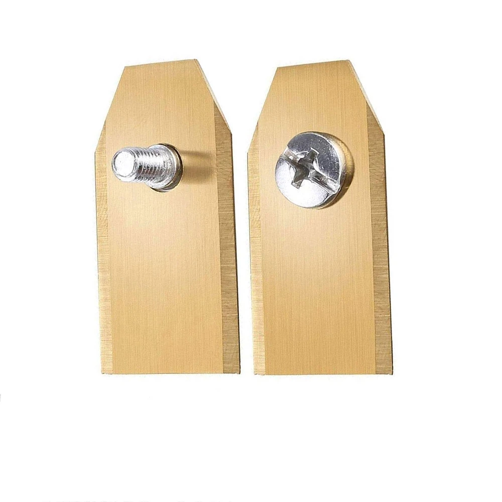 35*18*0.6mm Lawn Robot Blade Silver Gold Lawn Mover Replacement Blade For Gardena Husqvarna Automower yardforce Garden Tools 6