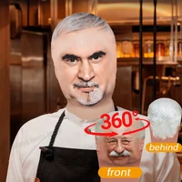 360 °   Забавная маска для лица, двусторонняя Балаклава на все лицо, защита от солнца и ультрафиолета, костюм для косплея на Хэллоуин, вечерние, новогодние подарки