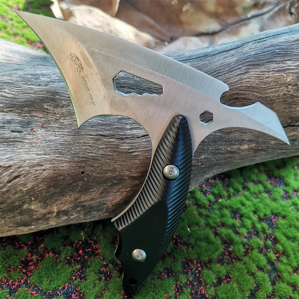 9Cr18 Stainless Steel Blade Aluminum Oxide Handle Survival Camping Axe Multi-tool Hatchet Tactical Outdoor Hand Axe with Cover 3