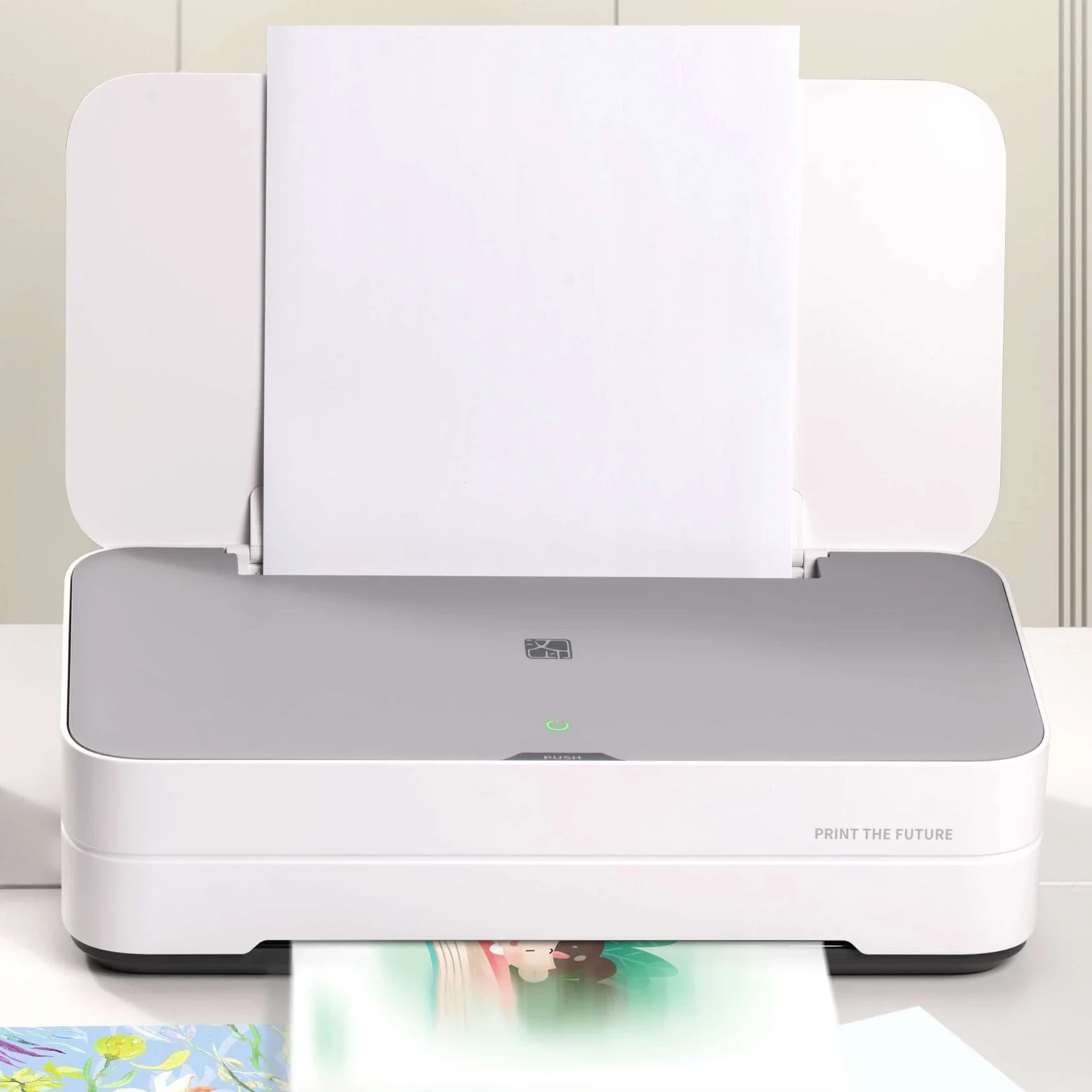 GlowMartHPRT V1 Portable Inkjet Printer Color Printer Wireless Mobile Printing Capability