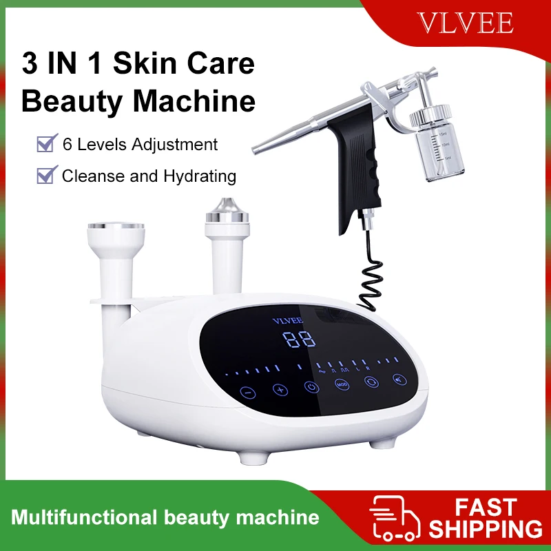 3 IN 1 Facial Beauty Machine Deep Cleaning Face Lifting Body SPA Massager Eye Care Home beauty device women
