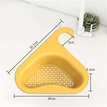  Kitchen Sink Strainer Basket Multifunctional Leftover Drain Residual Soup Slag Garbage Filter Rack Fruit Vegetable Drain Sink 