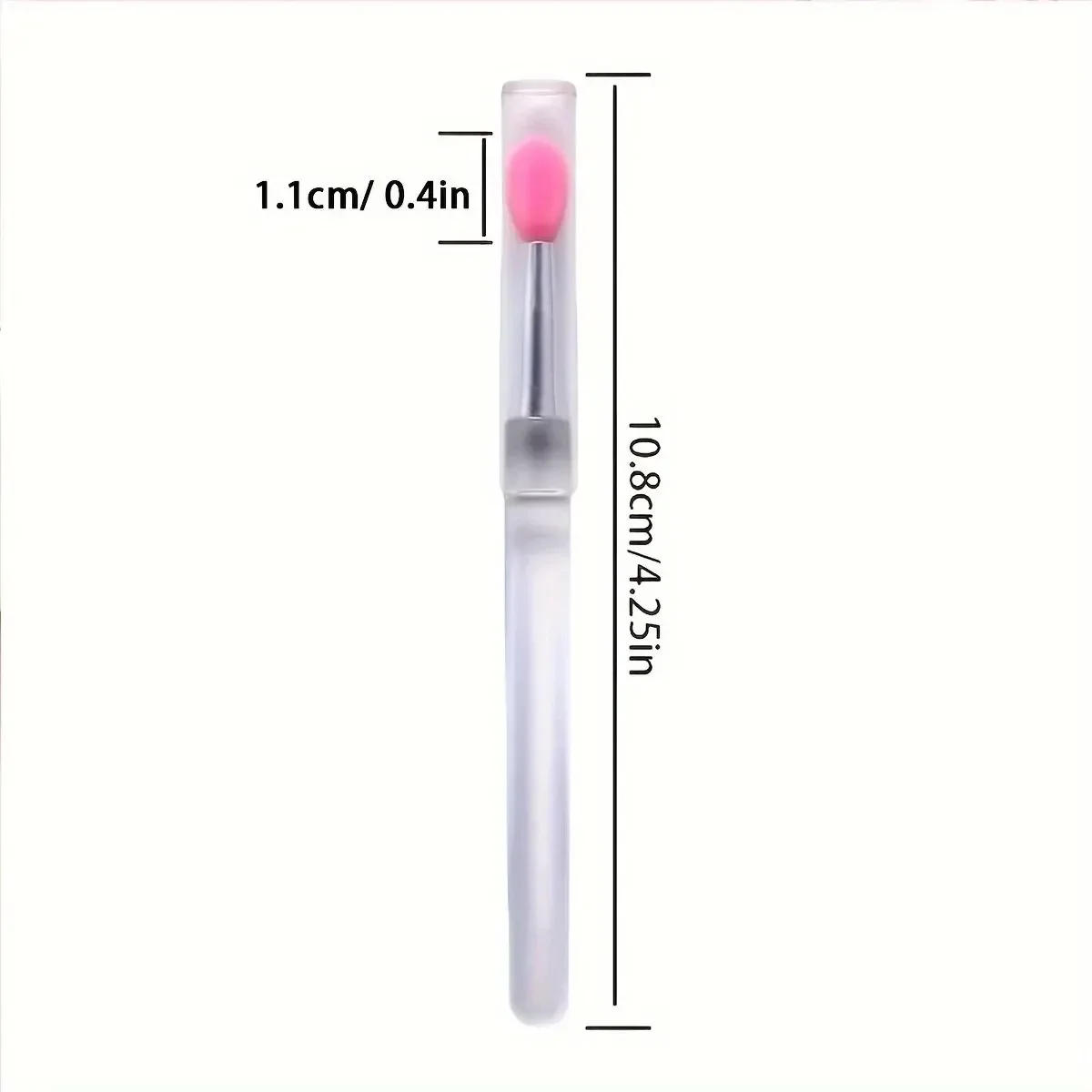 with Lid Easy and Efficient 8PCS Silicone Lip Brush Lipstick Cream and Lip Gloss Applicator Makeup Beauty Brushes for Eyeshadow
