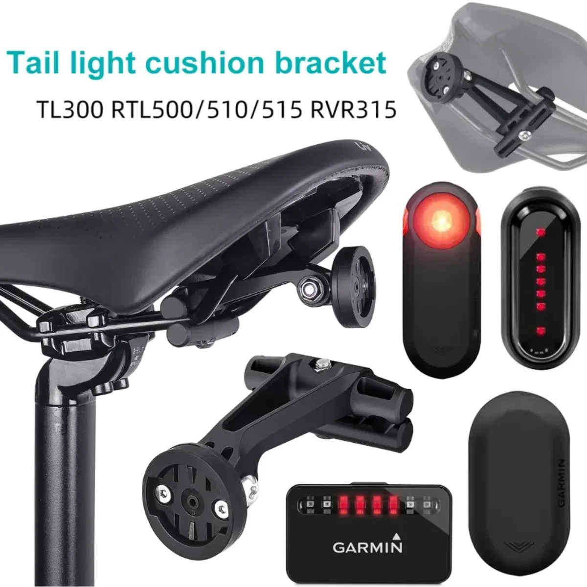 Bicycle Tail Light Saddle Support Seat-post Mount and Bracket Holder