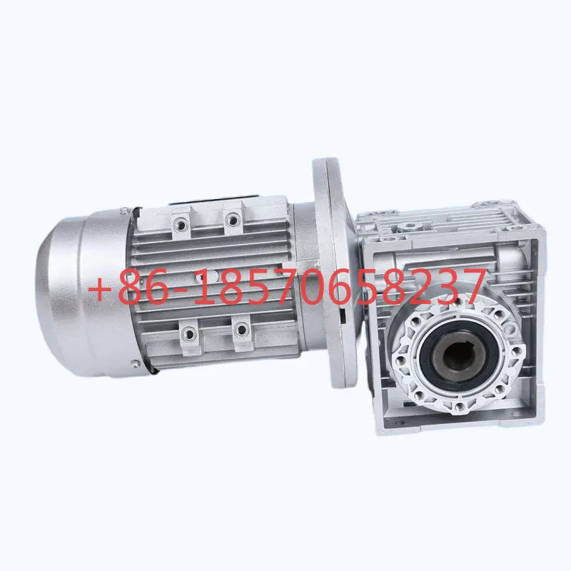 

Small turbo worm gear motor nmrv40 and 0.25kw gearbox output hole 18mm keyway 6mm silver geared motor