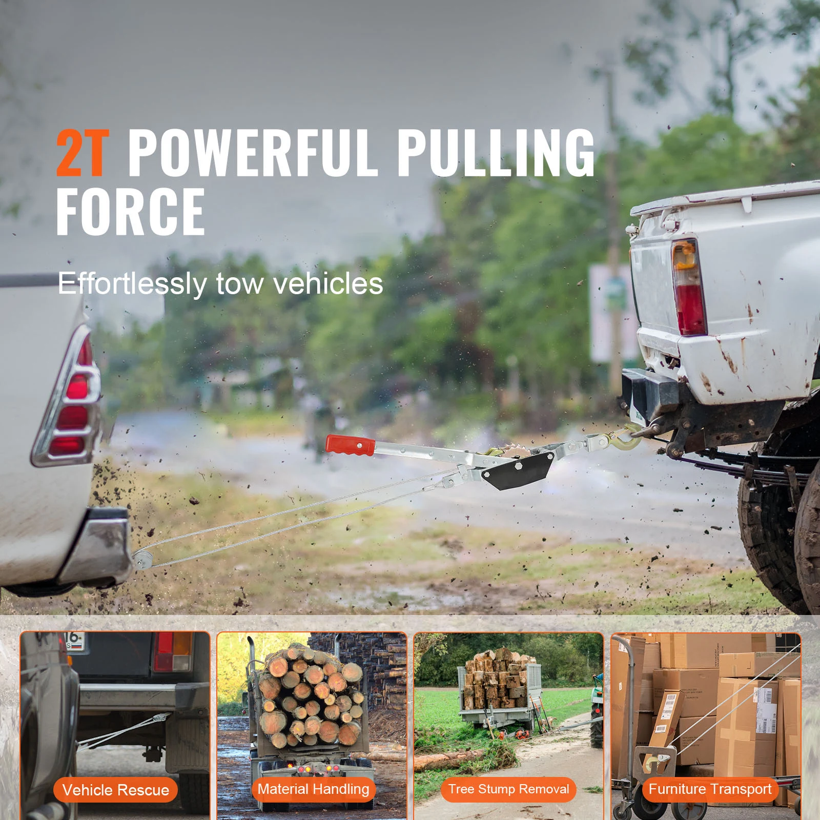 2–5 Ton Heavy Duty Come-Along 2