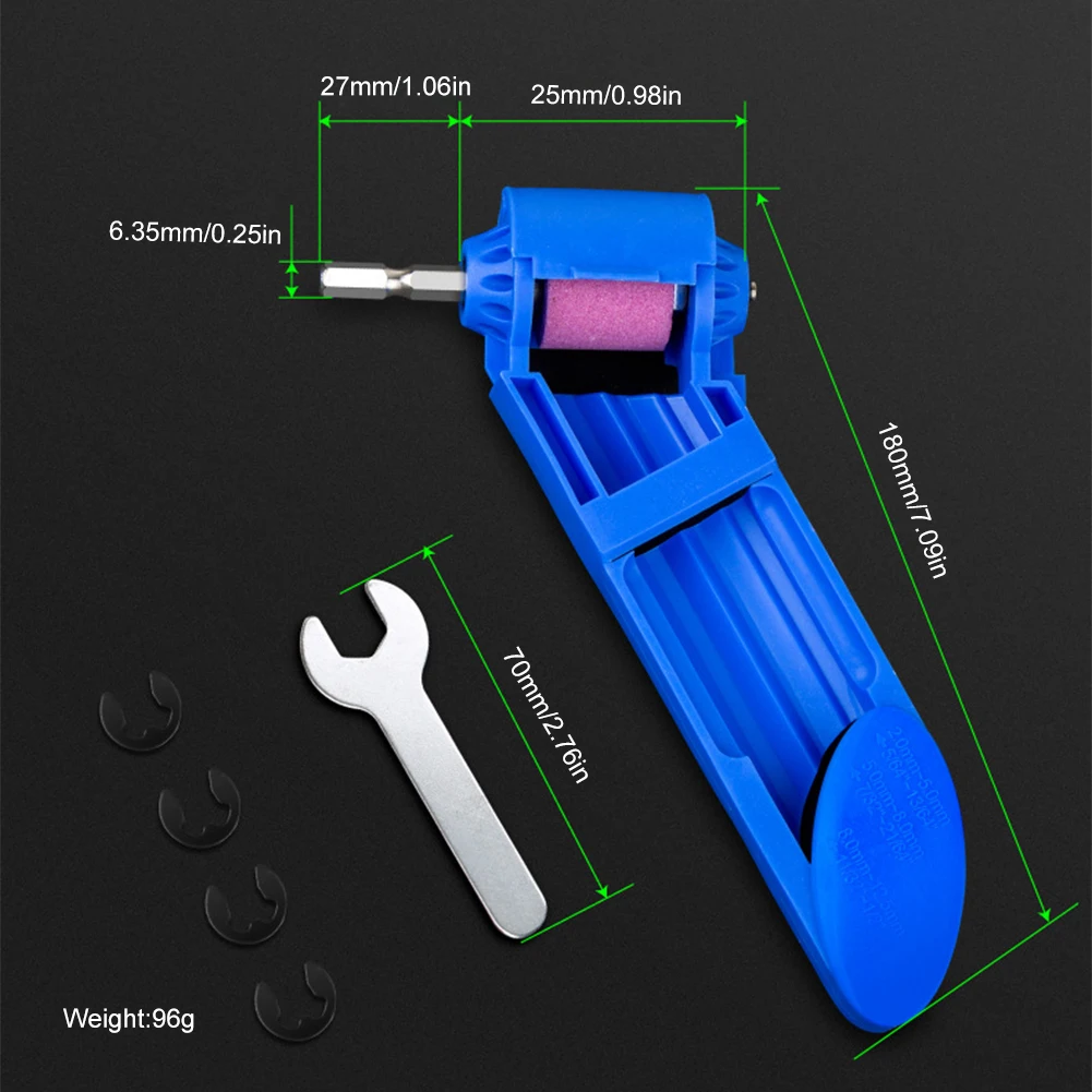 Verde mola per affilare punte per affilare utensili a mano punta per trapano  per unghie Set per affilare per trapano a gradino accessori Dremel -  AliExpress