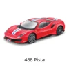 Bburago 1:43 Ferrari 488 F40 599 250 458 F12 Portofino 812 Roma SP1 SF90 F8 246 Enzo Static Simulation Diecast Alloy Model Car 4