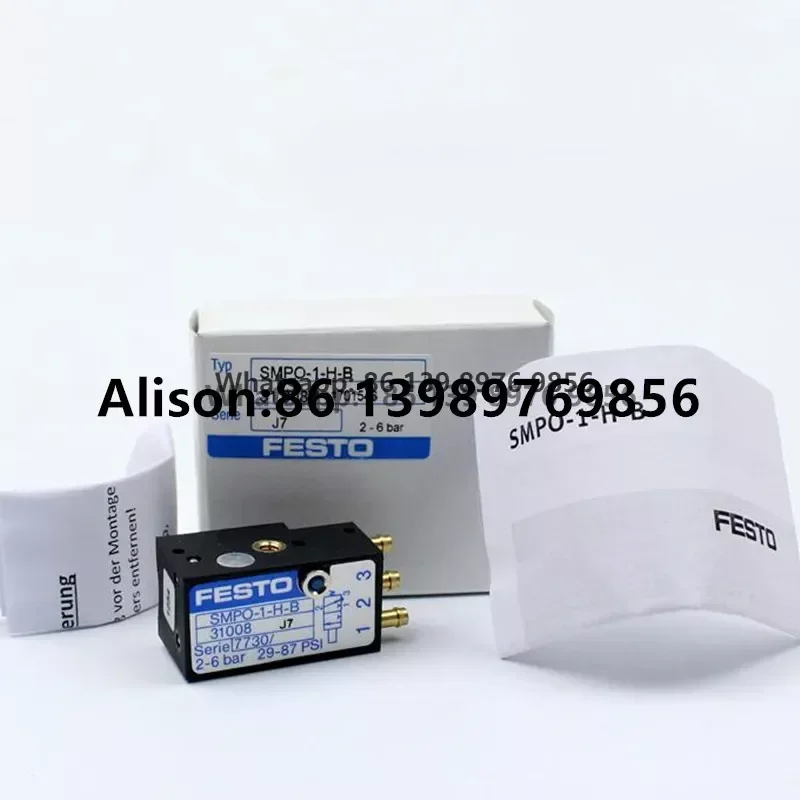 Interruttore Di Prossimità Festo Smpo-8E 178563 Smpo-1-H-B 31008 Presa Con Spina Per Cavo Kmppe-B-2.5 161879 Kmppe-B-5 161878