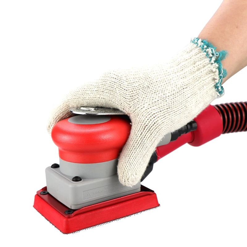 HIFESON 75*100mm Air Sander Pneumatic Square Grinder Polisher Vacuuming Sanding Tool Grinding Machine Car Polishing Tool 3