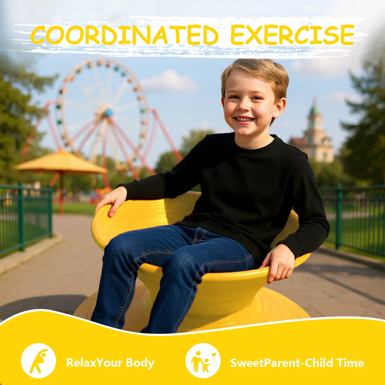 Plastic 360 Degree Rotating Chair for Home