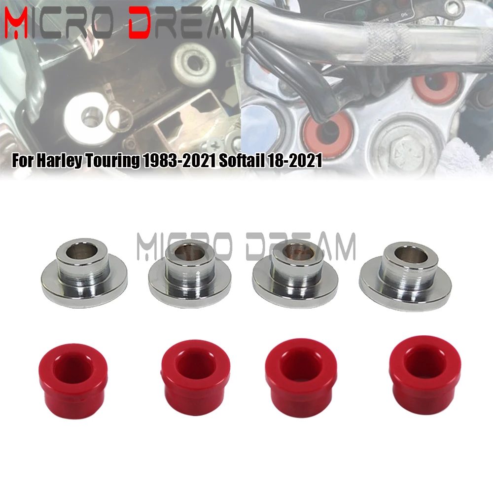 Motorcycles Handlebar Bushing Kit For Harley Touring 1983 2021 Softail