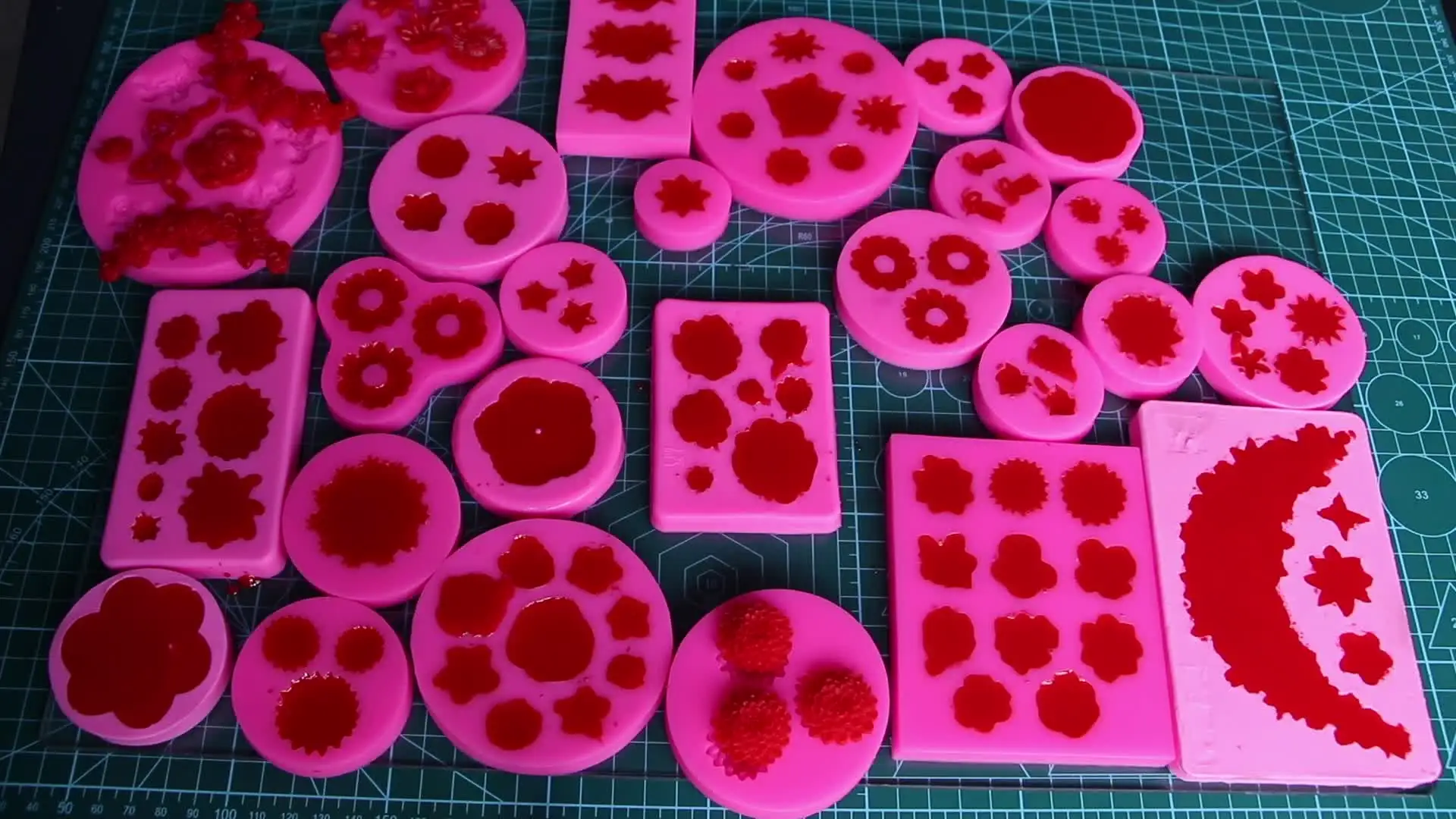 XMOLDNMS Stampi in silicone a forma di rosa, mini stampo per fondente a forma di rosa, cioccolato, cupcake, decorazione per torte, pasta di argilla polimerica