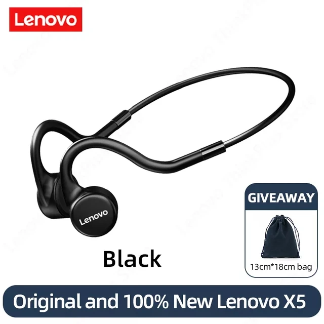 Lenovo X5 Bone Conduction Headphones IPX8 Chiseza