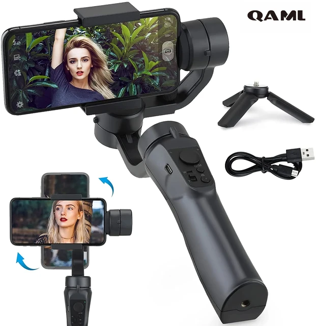 Capture smooth and stable videos with the F6 3 Axis Gimbal Handheld Stabilizer.