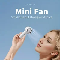 Nouveau Ventilateur Portable Ultra-léger 2026 de 60g, Mini Ventilateur de Poche Rechargeable pour Voyage et Shopping 2