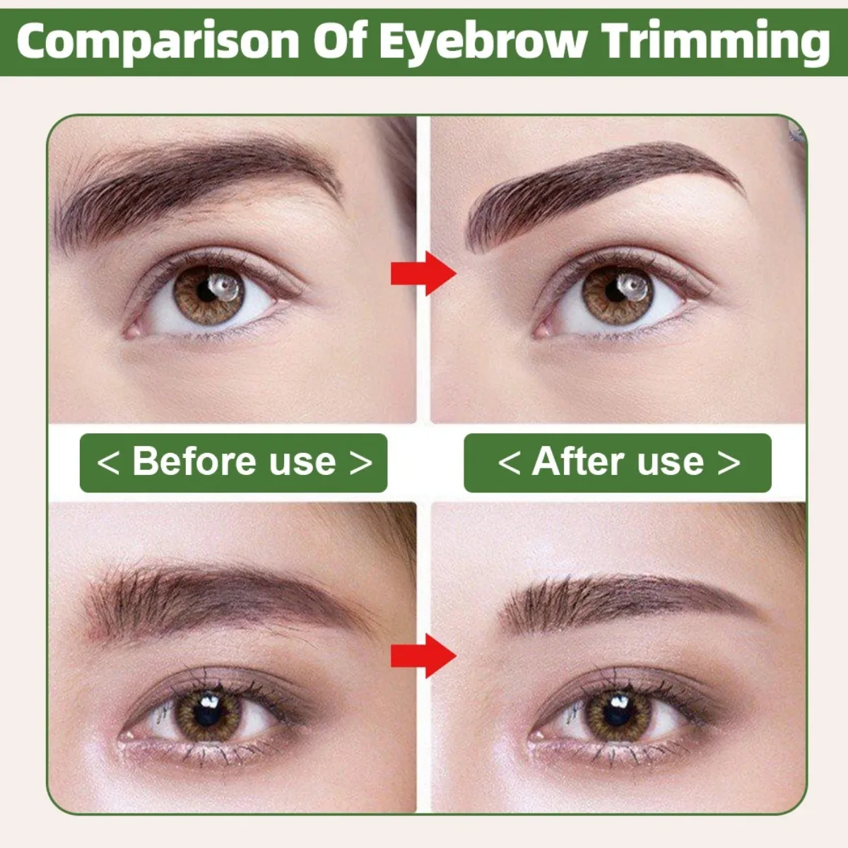 Mini Eyebrow Trimmer Multifunctional Hair Removal Safety Portable Electric Battery Electric Trimmer Automatic for Facia eyebrow trimmer set eyebrow trimmer facial hair remover hair remover eyebrow trimmer blade