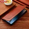 For Oukitel IIIF150 B2 Ultra B1 Pro Raptor LTD Air1 Ultra Plus Air1 Pro Magent Genuine Leather Case Flip Wallet Cover Coque 3