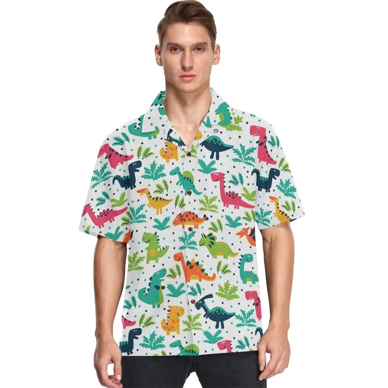 thumbnail image 1 of Camisas gráficas de Mahjong con estampado completo para hombre, camisas hawaianas informales de manga corta con botones y blusas y camisas de gran tamaño para hombre, 1 of 5