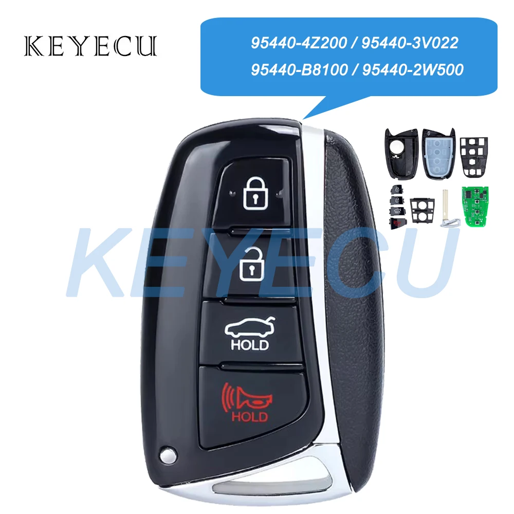Smart Remote Key Fob 95440-4Z200 95440-B8100 95440-2W500 95440-3V022 for Hyundai Santa Fe Azera 2013 2014 2015