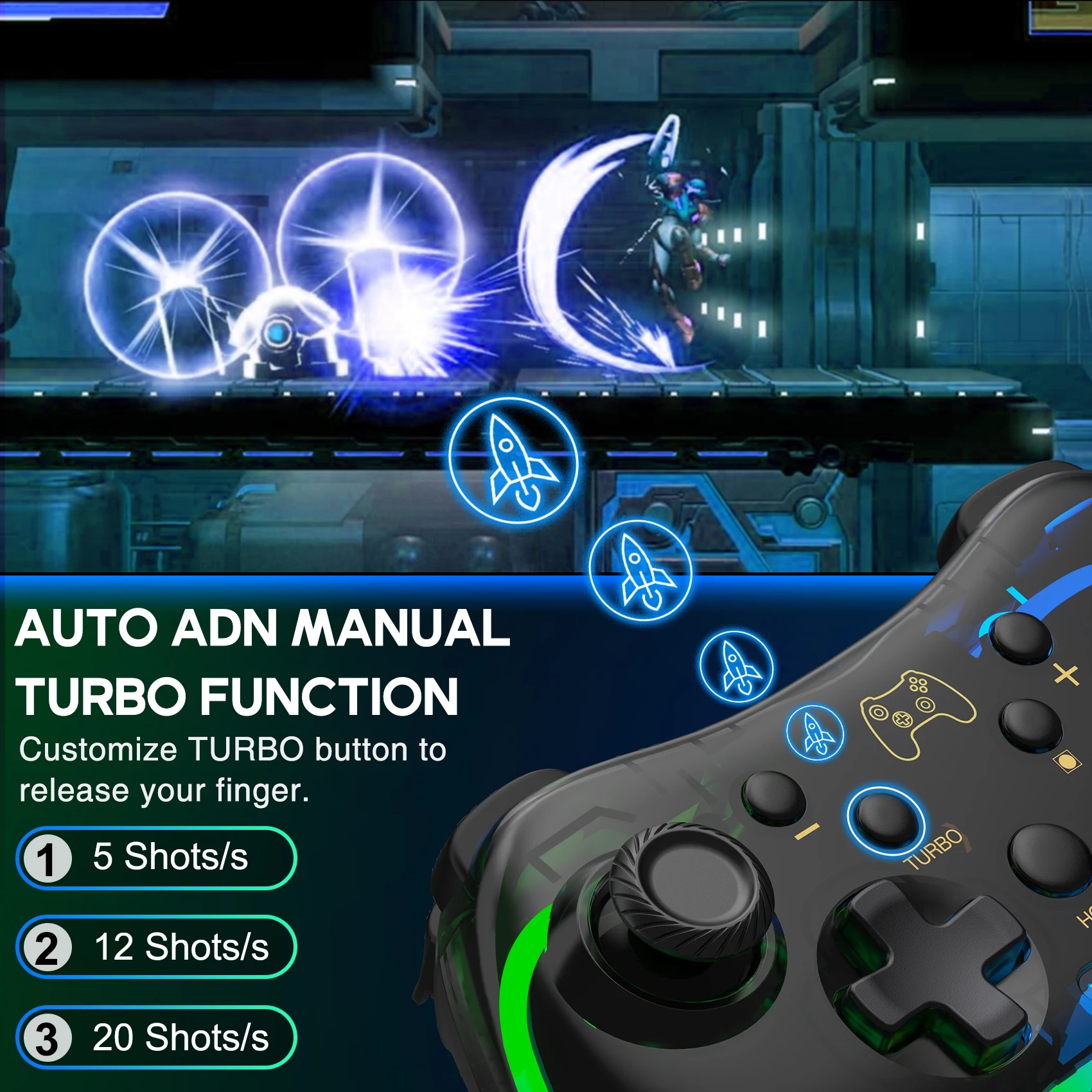 Wireless Pro Gamepad Controller for Nintendo Switch