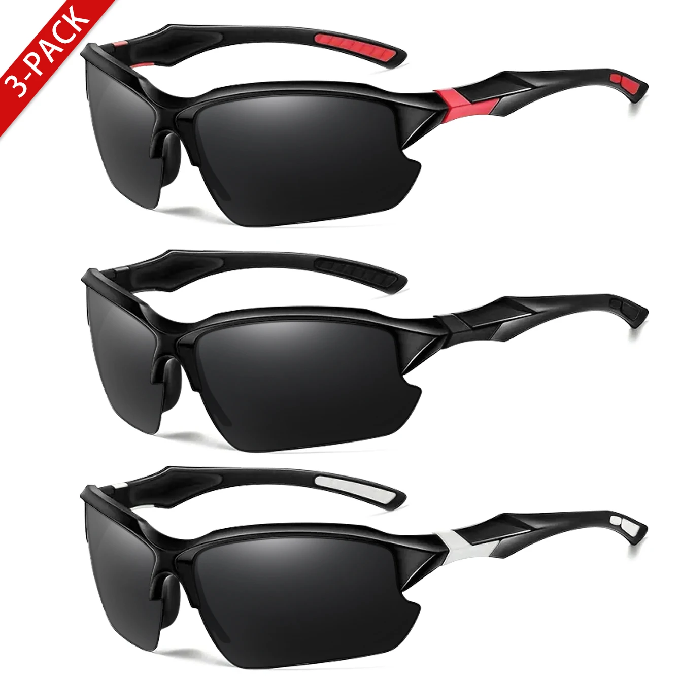 4 Paia Occhiali Da Sole Polarizzati UV400 Per Uomo E Donna – Ideali Per Guida, Pesca E Ciclismo