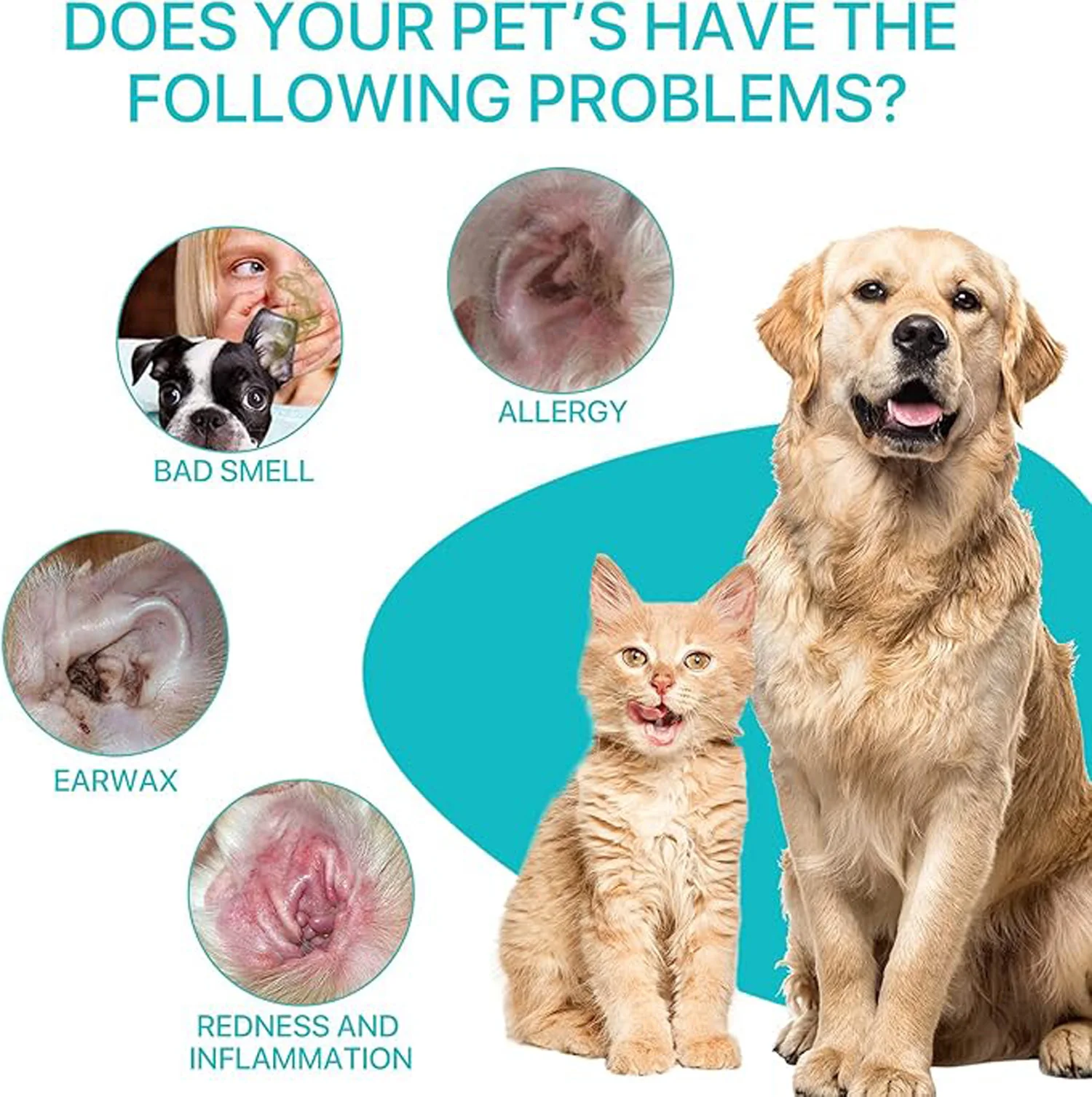 Dog Ear Cleaner 30g Pet Ear Medicine