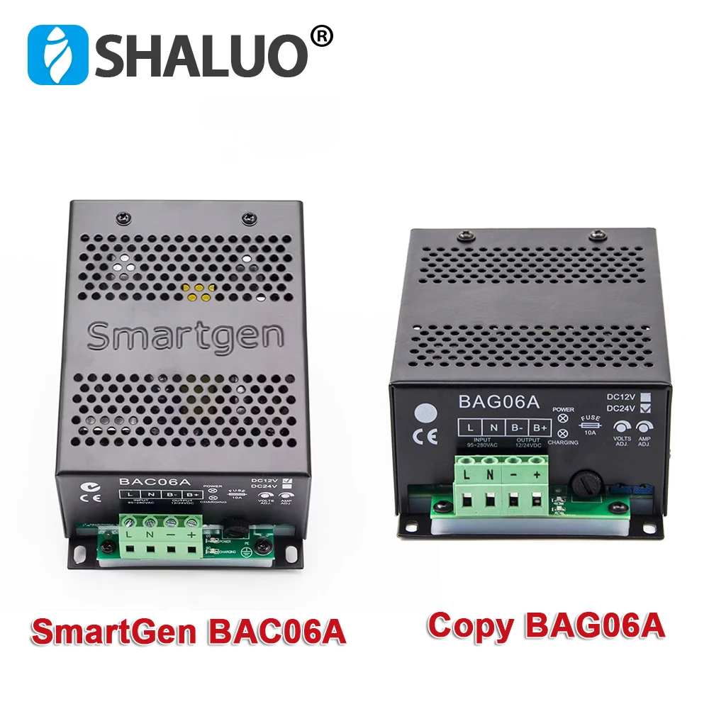 Smartgen Auto Módulo Inteligente Carregador de Bateria Flutuar de Carregamento Adaptador de Placa de Circuito Bac06a 6a Fonte de Alimentação Bac06a