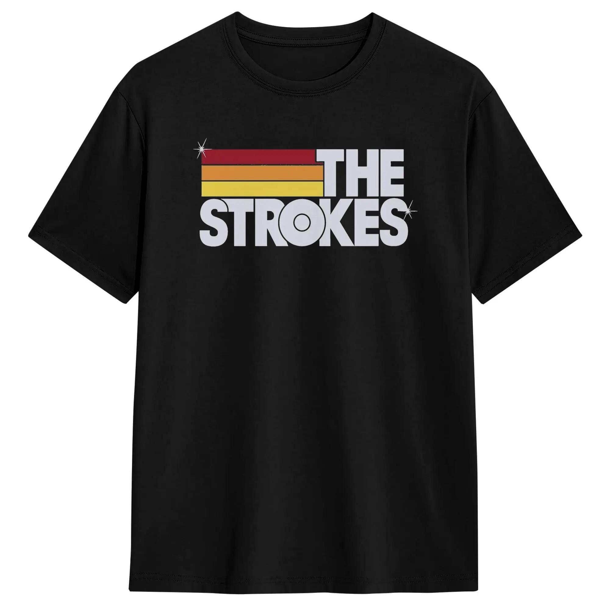 The Strokes Band T-Shirts für Herren, einzigartige T-Shirts aus Baumwolle, Rundhals-T-Shirt, kurzärmelige Kleidung in Übergröße