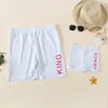 King Queen Swimsuit Family Matching Outfits One-Piece Mother Daughter Swimwear Beach Mommy and Me Clothes Father Son Swim Shorts 5