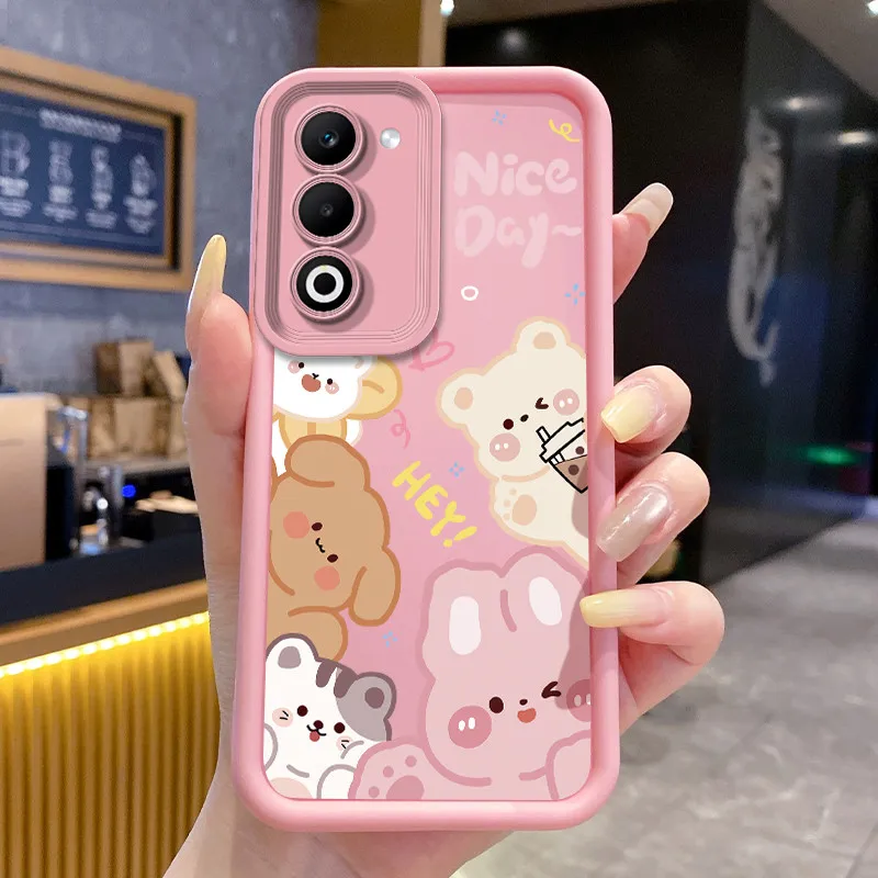 Shockproof Silicone Phone Case with Fish and Flower Print Design