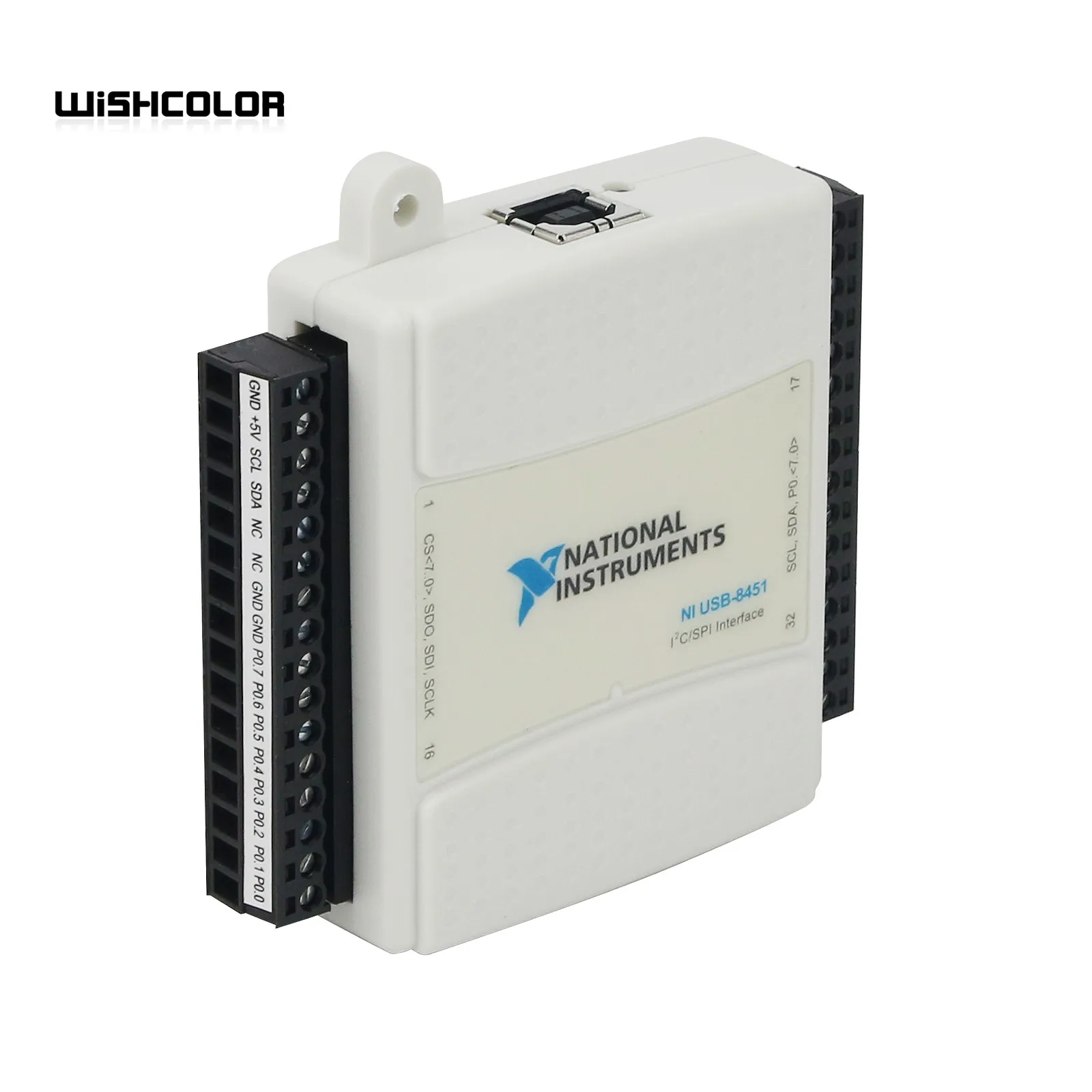 Wishcolor USB-8451 779553-01 OEM Data Acquisition Card DAQ USB w/ Data Cable Terminal I2C SPI Interface for NI 3