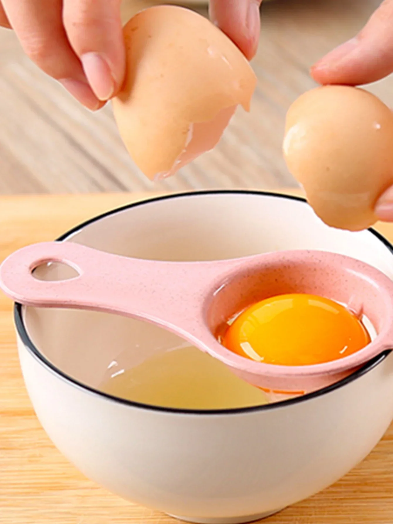 Multi functional egg yolk separator for Baking