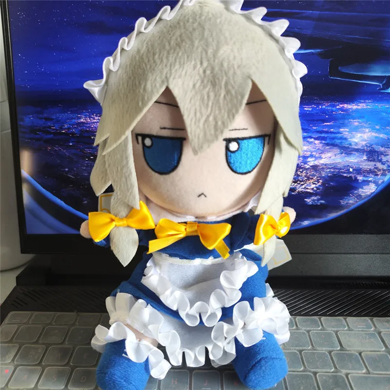 

20cm Lovely Touhou Project Plush Toys Cute Soft Stuffed Anime Kawaii Inubashiri Izayoi Sakuya Fumo Dolls For Kid Birthday Gift