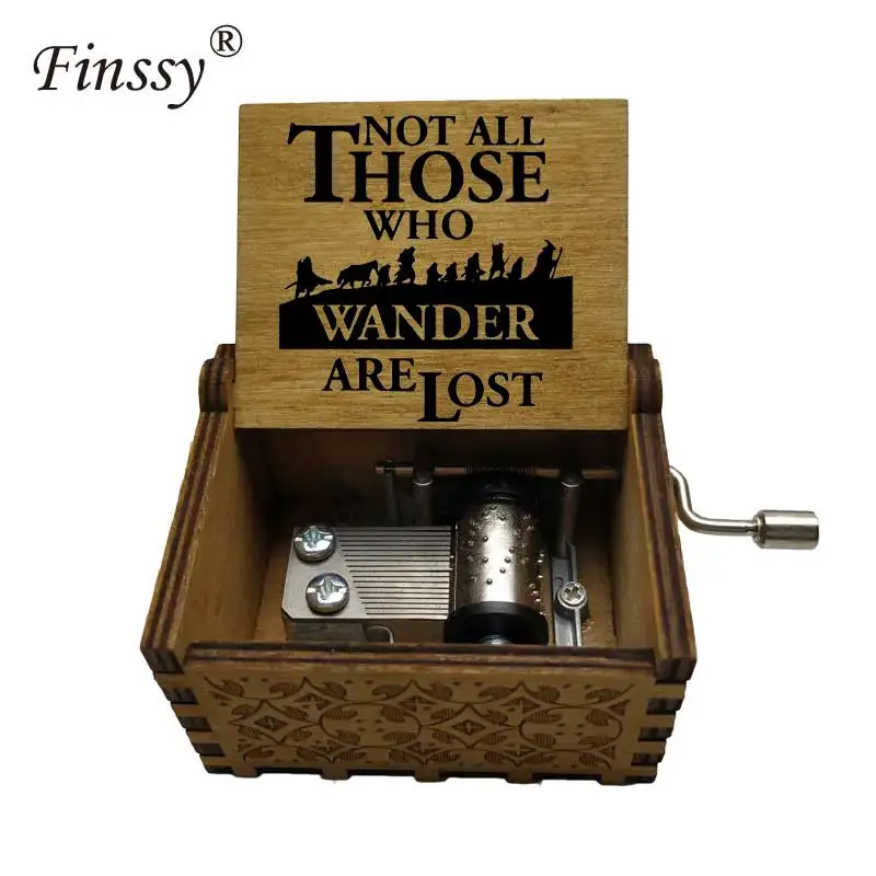 The Lord of theme music box the Rings box for Men Women Gift The Fellowship unique gifts present Personalized custom message 2
