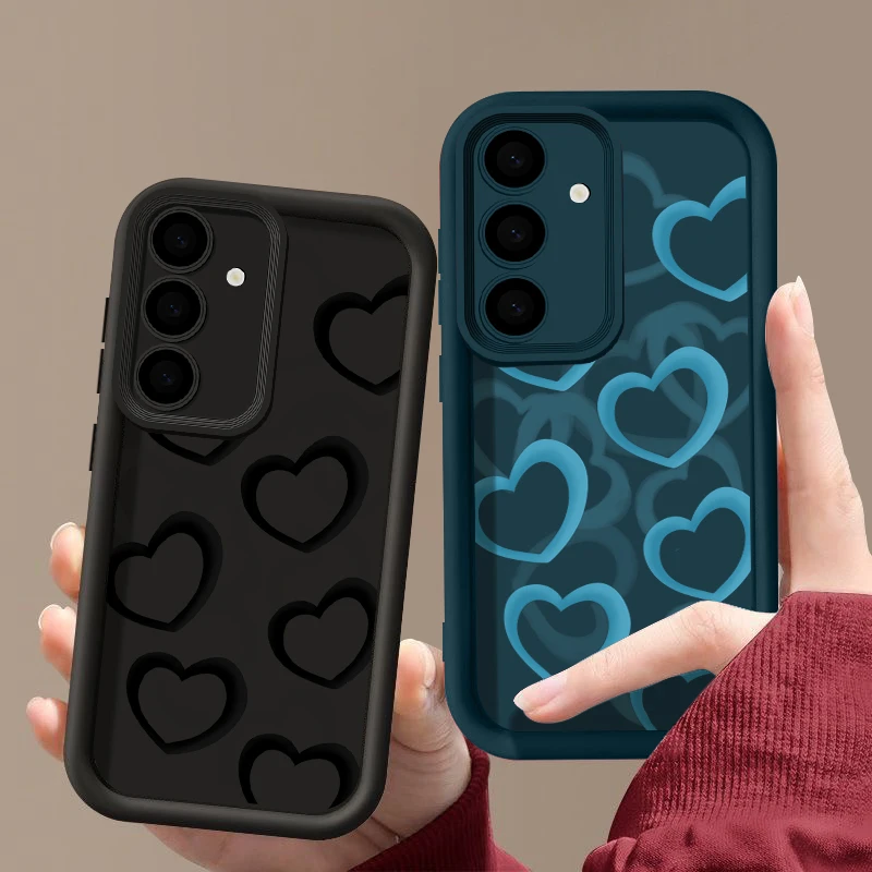 Love Hearts Protective Phone Case - Chic and Durable Design