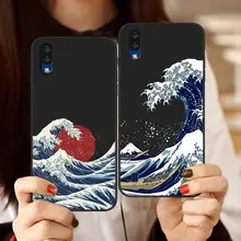 

Japan The sea Phone Case for ZTE Blade A3 A5 A7 A7S 2020 A31 A51 A71 10 20 smart V2020 Vita Lightweight Soft TPU Cover case