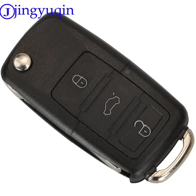 jingyuqin กุญแจรีโมทรถยนต์ 3 ปุ่ม 1K 0959753 N ID48 สําหรับ VW PASSAT b5 b6 Skoda แคดดี้กอล์ฟ JETTA โปโล 3