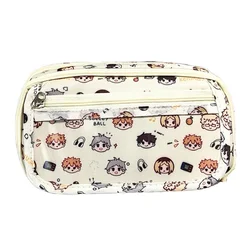 Haikyuu!! Semi - Transparent Large Capacity Pencil Case - Hinata Shoyo Stationery Box, Portable Storage, Trendy Holiday Gift (Pencil case)