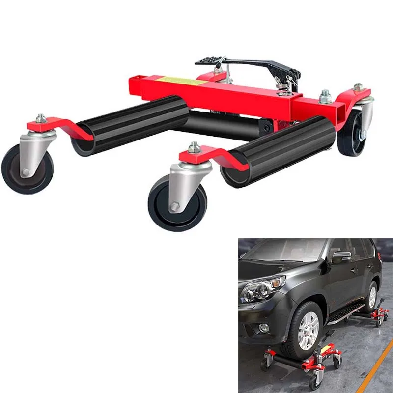 Wheel Dolly Hydraulic Car Dolly Tire Skate 1500LBS/680KG Jacks With Rotating Wheel for Vehicle SUV Car Auto Repair Moving